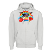 Dove Grey back to school hello fourth grade 3200x2400 Zipper Hoodie - AdoDesignShop