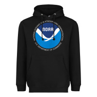 Black noaa national oceanic and atmospheric administrati Heavyweight Hoodie - SnappyArt