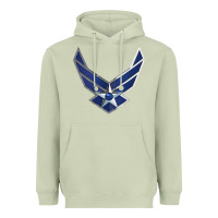 Matcha US Air Force USAF Heavyweight Hoodie - SnappyArt