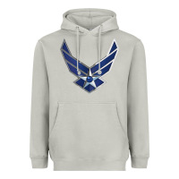 Moon Dust US Air Force USAF Heavyweight Hoodie - SnappyArt