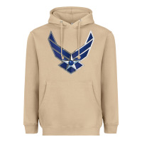 Mushroom US Air Force USAF Heavyweight Hoodie - SnappyArt