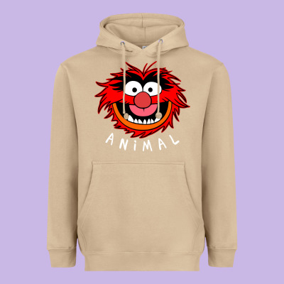 Muppets Animal Heavyweight Hoodie Designed By Snappyart