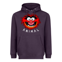 Plum Muppets Animal Heavyweight Hoodie - SnappyArt