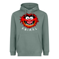 Sage Muppets Animal Heavyweight Hoodie - SnappyArt