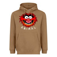 Toasted Coconut Muppets Animal Heavyweight Hoodie - SnappyArt