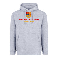 Heather Grey imperial college london Heavyweight Hoodie - SnappyArt