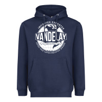 Navy Vandelay Industries Heavyweight Hoodie - SnappyArt