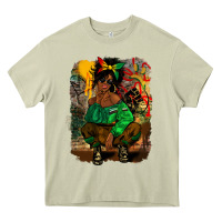 Mossy juneteenth black woman fashion girl Heavy Core Tee - CowGirlArtShop