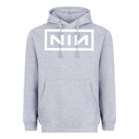 Heather Grey nine inch Heavyweight Hoodie - SnappyArt