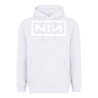 White nine inch Heavyweight Hoodie - SnappyArt