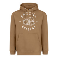 Toasted Coconut womens sedona arizona t shirt sedona az vintage arizona vacation v nec Heavyweight Hoodie - SnappyArt