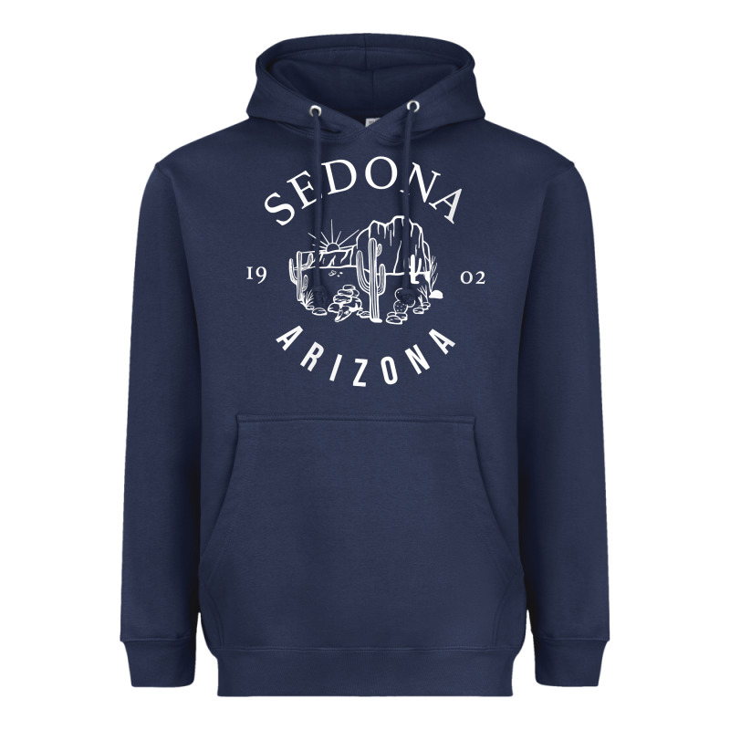 Womens Sedona Arizona T Shirt Sedona Az Vintage Arizona Vacation V Nec Heavyweight Hoodie by SnappyArt | Teevron