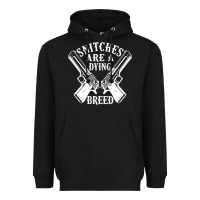 Black Snitches Are A Dying Breed Motorcycle Biker Gun Heavyweight Hoodie - SnappyArt