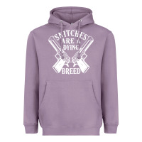Lavender Snitches Are A Dying Breed Motorcycle Biker Gun Heavyweight Hoodie - SnappyArt