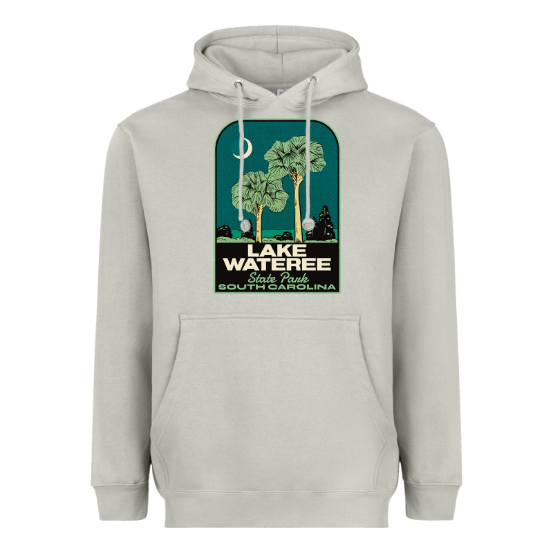 Trending Lake Wateree State Park Sc Vintage Travel Heavyweight Hoodie by SnappyArt | Teevron