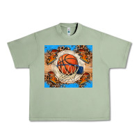 Oil Green basketball Urban Heavy Tee - FaDigitalArtStudio
