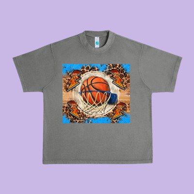 Basketball Urban Heavy Tee Designed By Fadigitalartstudio