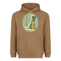 Toasted Coconut German Shepherd isolated on whot. Heavyweight Hoodie - SnappyArt