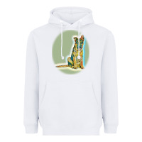 White German Shepherd isolated on whot. Heavyweight Hoodie - SnappyArt