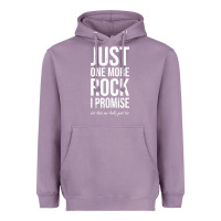 Lavender Rockhounds gear gift Just one more rock funny rockhounding Heavyweight Hoodie - SnappyArt