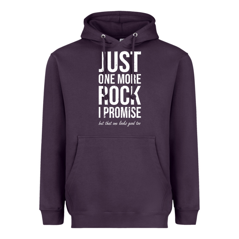 Rockhounds Gear Gift Just One More Rock Funny Rockhounding Heavyweight Hoodie by SnappyArt | Teevron