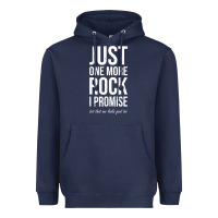 Navy Rockhounds gear gift Just one more rock funny rockhounding Heavyweight Hoodie - SnappyArt