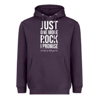 Plum Rockhounds gear gift Just one more rock funny rockhounding Heavyweight Hoodie - SnappyArt