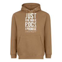 Toasted Coconut Rockhounds gear gift Just one more rock funny rockhounding Heavyweight Hoodie - SnappyArt