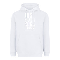 White Rockhounds gear gift Just one more rock funny rockhounding Heavyweight Hoodie - SnappyArt