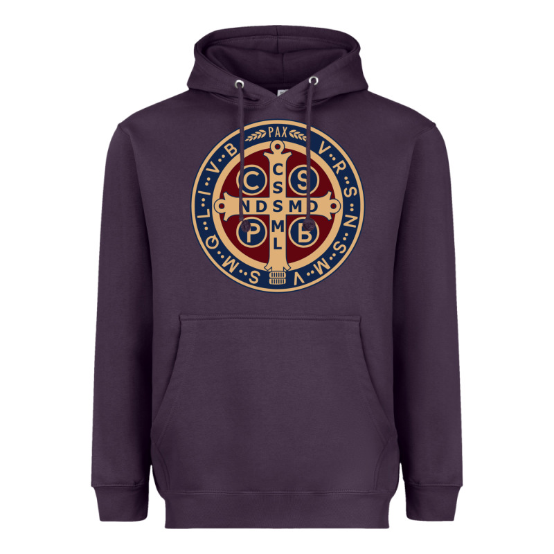 Saint Benedict Medal 1 Heavyweight Hoodie by SnappyArt | Teevron