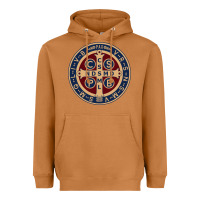 Meerkat Saint Benedict Medal 1 Heavyweight Hoodie - SnappyArt