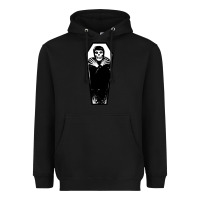 Black the crimson ghost Heavyweight Hoodie - SnappyArt