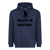 Navy Colin Kaepernick Believe In Something Heavyweight Hoodie - SnappyArt