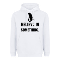 White Colin Kaepernick Believe In Something Heavyweight Hoodie - SnappyArt