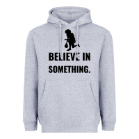 Heather Grey Colin Kaepernick Believe In Something Heavyweight Hoodie - SnappyArt