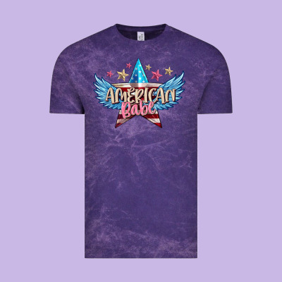 American Babe Vintage Tee Designed By Fadigitalartstudio