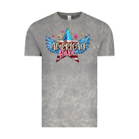 Cloud Rock American babe Vintage Tee - FaDigitalArtStudio