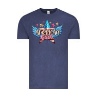 Vintage Denim American babe Vintage Tee - FaDigitalArtStudio
