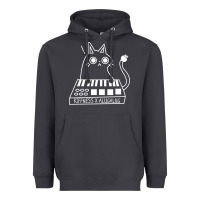 Smoke The KIFFNESS X ALUGALUG white cat Classic Heavyweight Hoodie - SnappyArt
