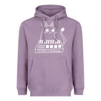 Lavender The KIFFNESS X ALUGALUG white cat Classic Heavyweight Hoodie - SnappyArt