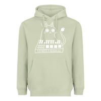 Matcha The KIFFNESS X ALUGALUG white cat Classic Heavyweight Hoodie - SnappyArt