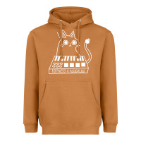 Meerkat The KIFFNESS X ALUGALUG white cat Classic Heavyweight Hoodie - SnappyArt