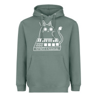 Sage The KIFFNESS X ALUGALUG white cat Classic Heavyweight Hoodie - SnappyArt