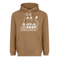 Toasted Coconut The KIFFNESS X ALUGALUG white cat Classic Heavyweight Hoodie - SnappyArt