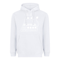 White The KIFFNESS X ALUGALUG white cat Classic Heavyweight Hoodie - SnappyArt