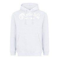 White martin est 1983 Heavyweight Hoodie - SnappyArt