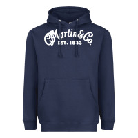 Navy martin est 1983 Heavyweight Hoodie - SnappyArt