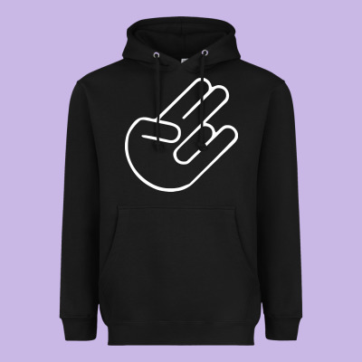 Shocker Hand Heavyweight Hoodie Designed By Snappyart