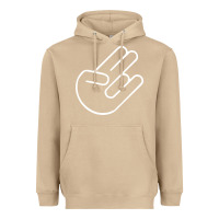 Mushroom shocker hand Heavyweight Hoodie - SnappyArt