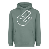 Sage shocker hand Heavyweight Hoodie - SnappyArt